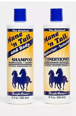 Mane 'n Tail Original Formula SHAMPOO AND  CONDITIONER Twin Pack  12 Oz Each • £114.77