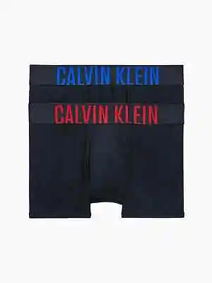 CALVIN KLEIN Men's Intense Power Trunk/Shorty Medium CK Underwear Black 2-Pack • $49.95