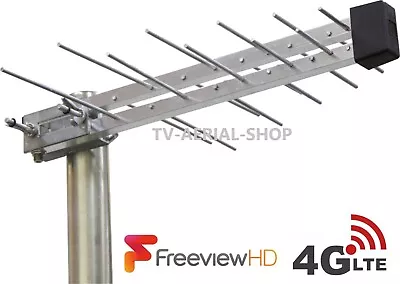 £14.45 • Buy Digital TV Aerial For Freeview HD Loft Outdoor Caravan Boat UHF TV Ariel Arial