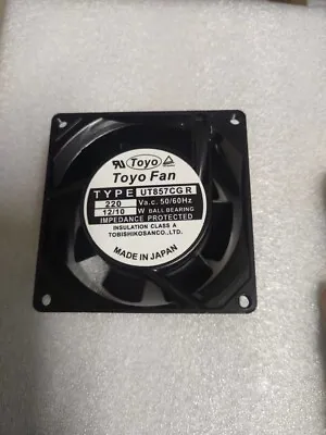 1 PCS  Toyo Fan Fan UT857CG  UT857CG R AC 220V  8038 8CM Metal Frame Cooling Fan • $33