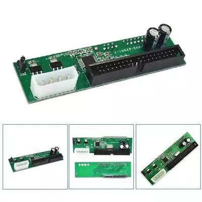 £4.46 • Buy 1*PATA IDE TO SATA Converter Adapter Plug 7+15 Pin 3.5/2.5 SATA HDD DVD Gree `uk