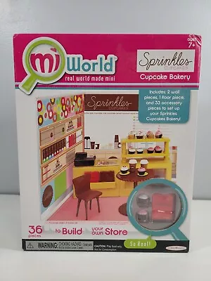 Mi World Mall Store Sprinkles Cupcake Bakery Real World Made Mini Jakks SEALED • $34.99