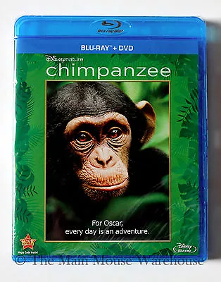 Disney Nature Disneynature African Chimpanzee Adoption Documentary Blu-ray & DVD • $39.95