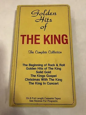 Elvis Golden Hits Of The King Complete Collection 6 Full Length Cassettes • $10