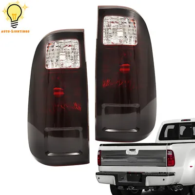 For 2008-2016 Ford F250 F350 Super Duty Left&Right Side Tail Lights Lamp Smoked • $47.99