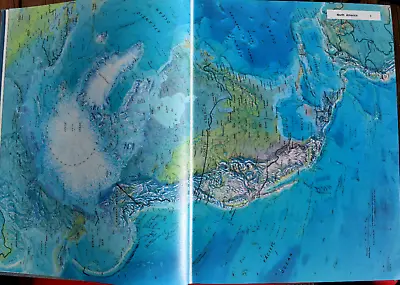 Huge Coffee Table Book 15  X 11   Readers's Digest Wide World Atlas Hardcover • $4.49