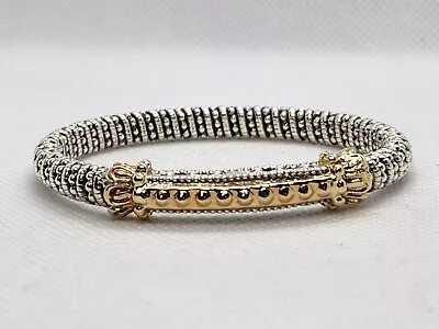 Alwand Vahan Designer Bangle Bracelet 14k & Sterling Silver • $500
