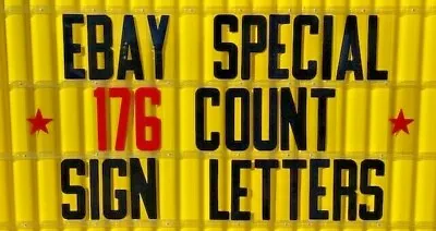 8  Changeable Sign Letters For Outdoor Marquee Portable Signs • $62.99