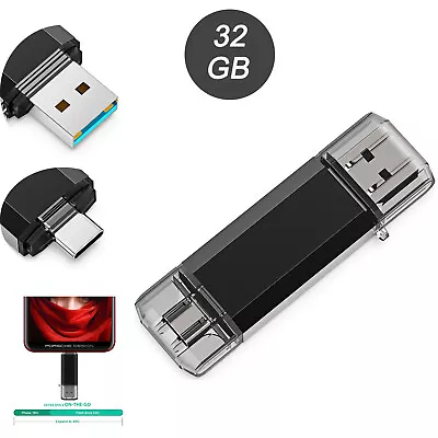 32GB I Flash Drive OTG Adapter Type C USB 3.0 Memory Stick Pen Disk For Samsung • $9.39