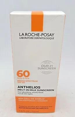 La Roche-Posay Face & Body SPF60 Anthelios 60 Water Res. 80min Exp 01/2026^ New • $21.99