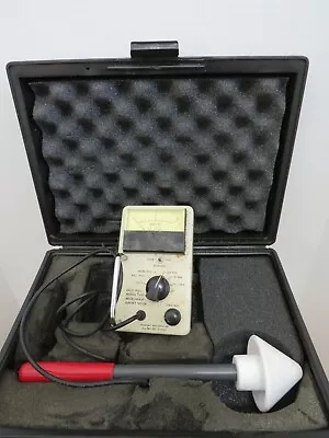 Vintage 2450mhz Microwave Survey Meter Haliday Model 1500 With Case • $97.50