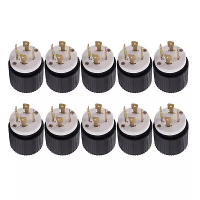 10-pk NEMA L14-30P Male Plug 30A 125/250V Generator Plug L1430 1430P L1430P 1430 • $89.99