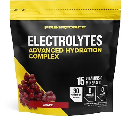 PrimaForce Electrolytes Hydration Complex Packets (30 Servings) (Grape) • $19.58