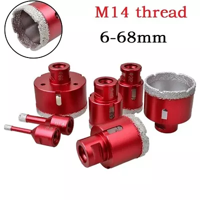 Diamond Drill Bit M14 Thread Hole Saw Cutter Marble Stone Masonry Drilling • £10.38