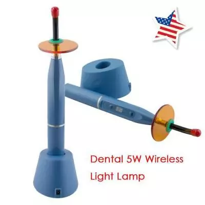 DENSHINE Dental 5W Wireless Cordless LED Curing Light Resin Cure Lamp 1500mw • $17.49