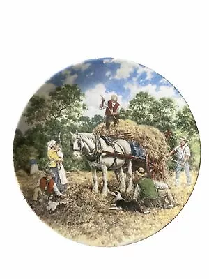 Wedgewood Life On The Farm Haymaking By John L.chapman Limted Edition Plate 1989 • £3