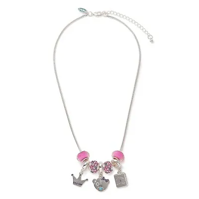 Me To You Silver Plated Princess Charm Necklace Tatty Teddy Gift Boxed • £11.04