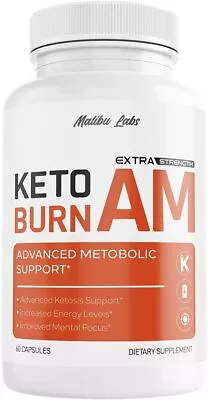 Keto Burn AM Advanced Formula Made In The USA (1 Bottle) 30 Day Supply • $21.91