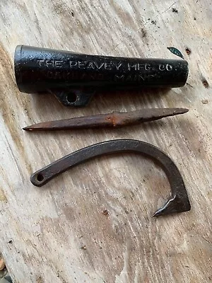 Old Peavey Cant Dog Log Turner Logger Tool Hook The Peavey Mfg Co  Oakland Maine • $59.99