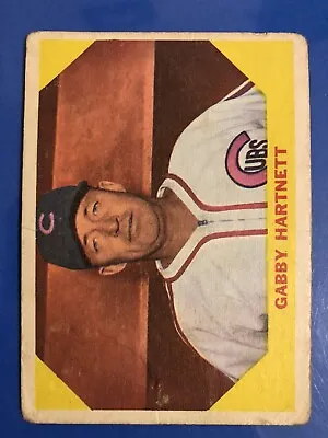 1960 Fleer Baseball Greats #29 Gabby Hartnett Chicago Cubs (HOF) Copy 1/2 • $1.95