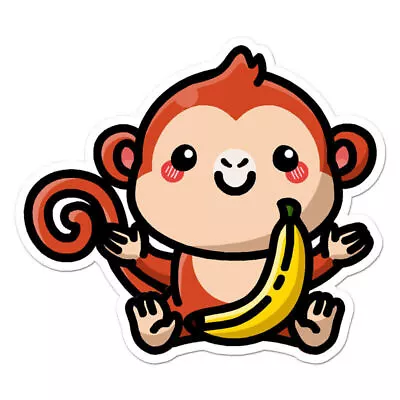 Monkey Banana Sticker • $3.96