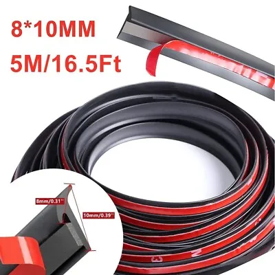 16.5Ft For Honda T Shape Rubber Car Seal Weather Strip Door Edge Moulding Trim • $9.99