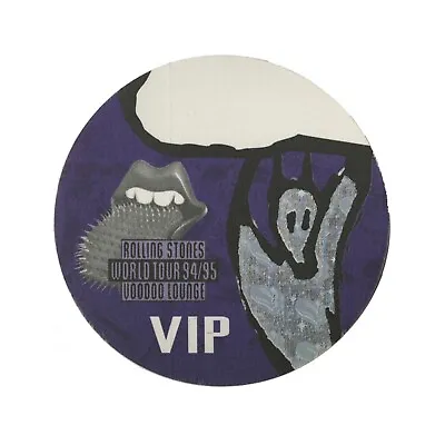 Rolling Stones 1994 Voodoo Lounge Concert Tour Band VIP Foil Backstage Pass • $11.84