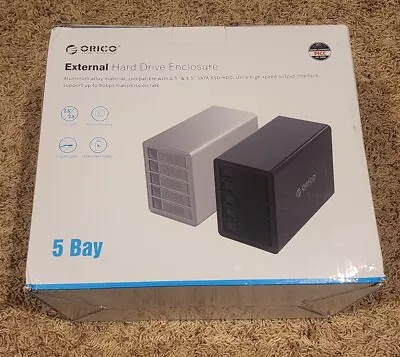 Orico 5 Bay USB 3.1 External Hard Drive Enclosure 3559C3 New 10Gbps Max • $259.87