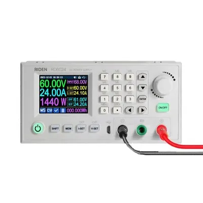 RIDEN RD6024 Digital Panel Mount Lab Power Supply DC-DC 60V 1440W - USB • £127.03