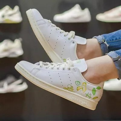 Adidas Stan Smith Peter Pan Men’s Athletic Tennis Shoe White Green Sneaker #994 • $69.95