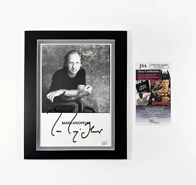 Mark Knopfler Dire Straits 8x10 Matted Photo Signed Autographed JSA COA • $500