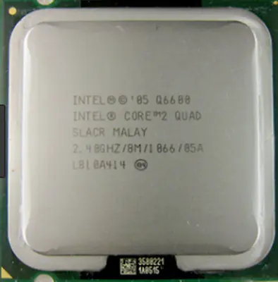 Intel Core 2 Quad Core CPU Q6600 2.4GHz/8M/1066 LGA775 SLACR L • $23.40