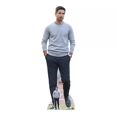 Mikel Arteta Football Manager Lifesize And Free Mini Cardboard Cutout / Standup • £39.99