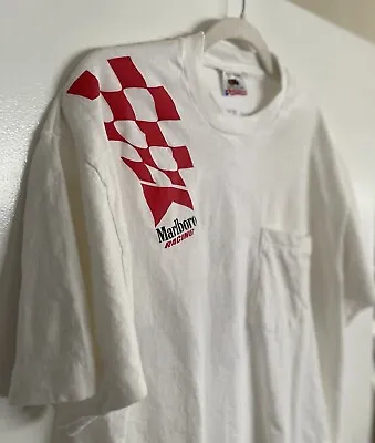 MARLBORO Cowboy HONDA FORMULA 1 GRAND PRIX F1 RACING T Shirt - Ferrari VINTAGE • $45