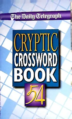 Daily Telegraph Cryptic Crossword Book 54 Crossword Puzzle Book Unused • £6.99