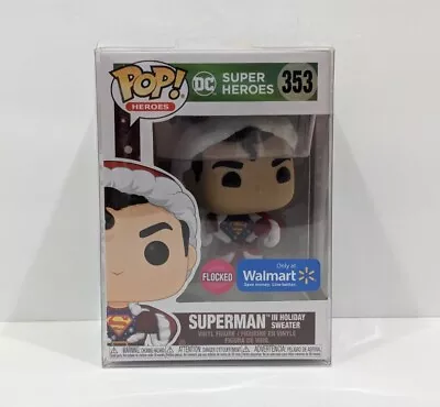 $19.95 • Buy Funko POP! Superman DC Super Heroes #353 Christmas Flocked Walmart Vinyl Figure