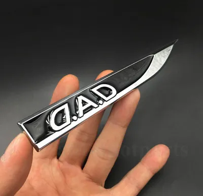 Pair Metal Garson DAD VIP Luxury Knife Emblem Car Decal Sticker Fender Badge • $9.90