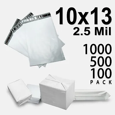 10x13 Poly Mailer Self Sealing Shipping Envelopes Bag Plastic Mailing Bag 2.5Mil • $12.90