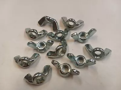 3/8 -16 Wing Nuts Zinc Plated Steel (12pc Pack) Factory New GREAT BUY! • $10.25