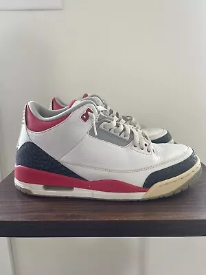 Size 11.5 - Air Jordan 3 Retro 2013 Fire Red • $74.99