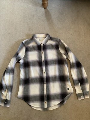 £7.99 • Buy Hollister Checked Shirt Ladies Small Monochrome Never Worn RRP £29