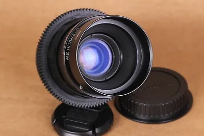 ⭐ MC Volna 9 MACRO 1:2 Lens 50mm F/2.8 Cine Mod Lens Cinema 4K Canon EF Mount ⭐ • $250.11