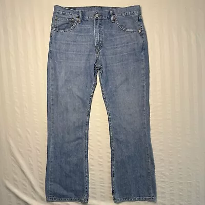 Levi's 527 Jeans Mens 36x30 Blue Denim Pants Light Wash Low Rise Bootcut Red Tab • $24.95