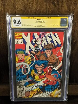 X-Men #4 Marvel Comics 1/92 CGC 9.6 Signed By Jim Lee White.Pages • $149.99