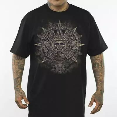 Aztec Calendar Men's T Shirt Dyse One Chicano Tattoo Art Lowrider Mayan • $22.99