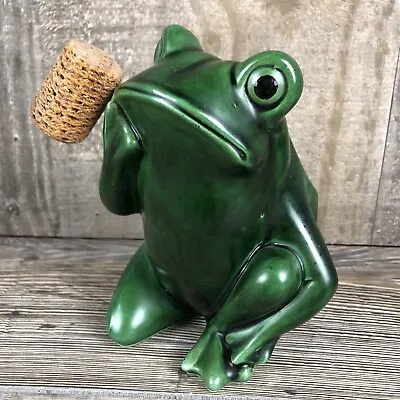 Vintage Brody Frog Toad Ceramic Planter Pipe Holder • $29.99