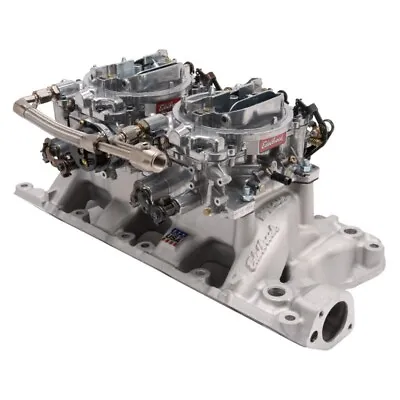 Edelbrock Dual Fits Quad Kit RPM Air-Gap 289-302 Ford • $1889.99