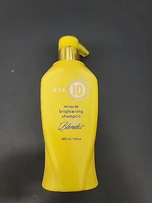 Its A 10 Miracle Brightening Shampoo For Blondes 10 Oz • $19.99