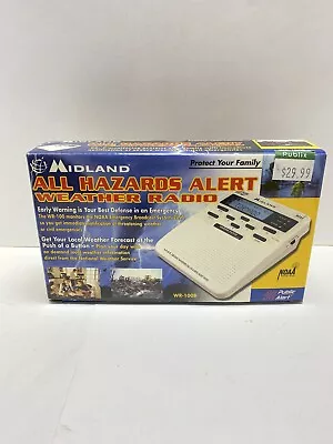 Midland WR100B Weather Alert Radio - White New • $22.99