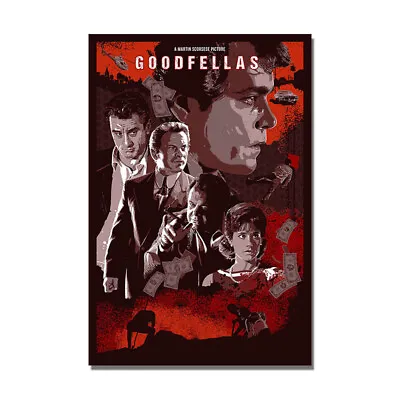 Goodfellas 90s Movie Poster Classic Film Painting Print 24x36 Inch Room Decor • $5.26